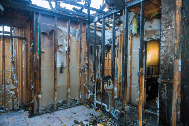 Professional Soot Cleanup technician working in Timpson, TX